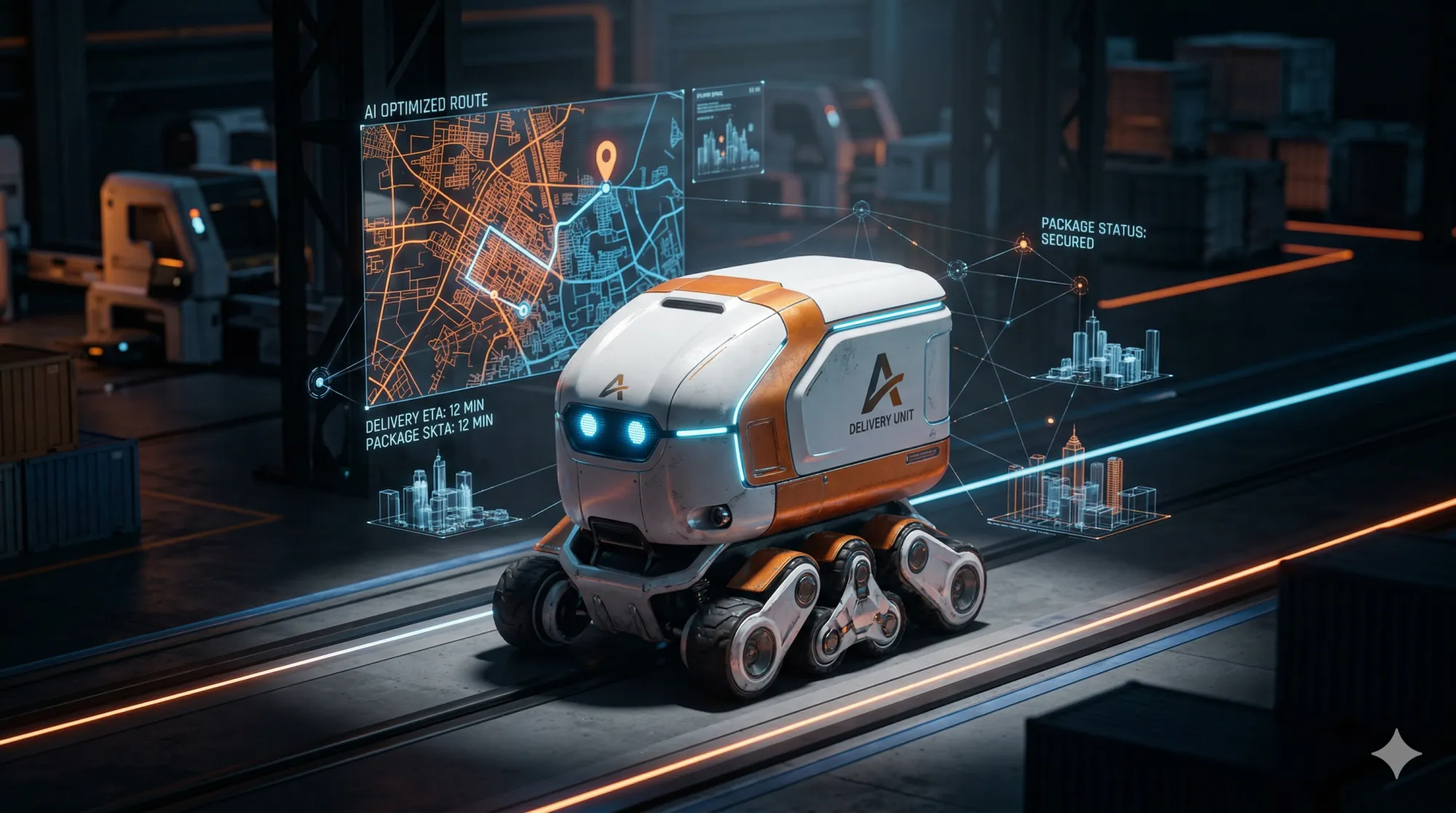 AI-Powered Delivery Robot - Hệ thống giao hàng tự động Ahamove